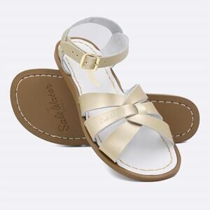 NEW SALT WATER SANDALS women's original sandal in gold